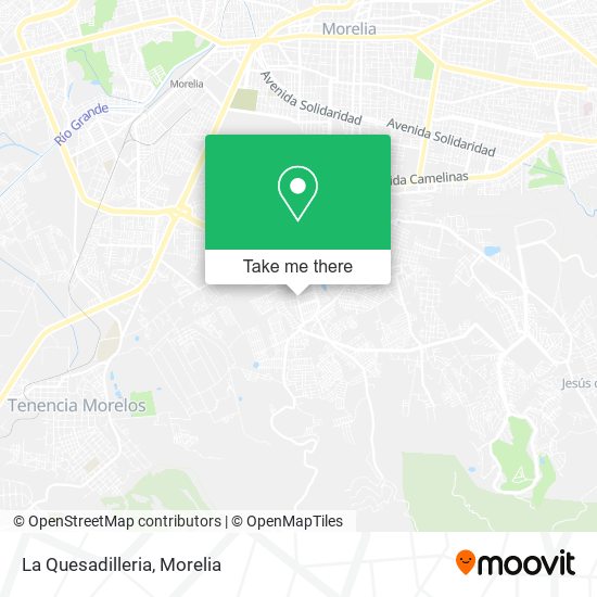 Mapa de La Quesadilleria