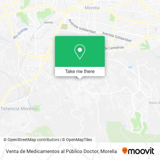 Venta de Medicamentos al Público Doctor map