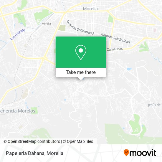 Mapa de Papeleria Dahana