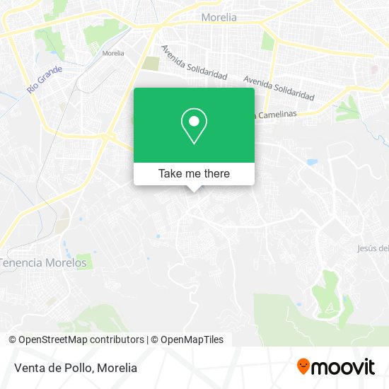 Mapa de Venta de Pollo