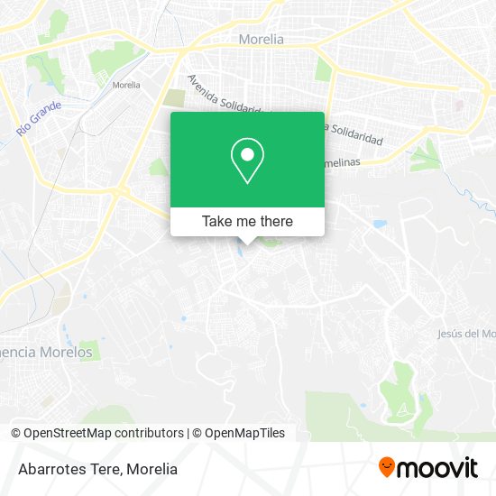 Mapa de Abarrotes Tere