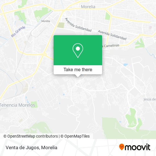 Mapa de Venta de Jugos