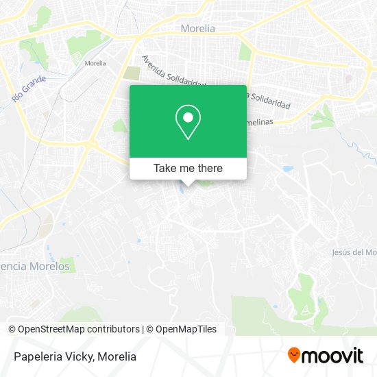Mapa de Papeleria Vicky