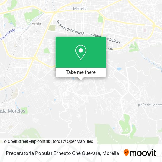 Preparatoria Popular Ernesto Ché Guevara map