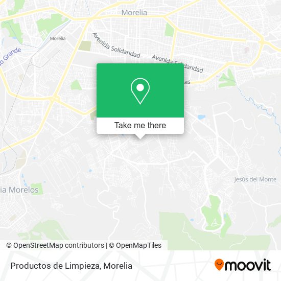 Productos de Limpieza map
