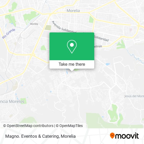 Magno. Eventos & Catering map