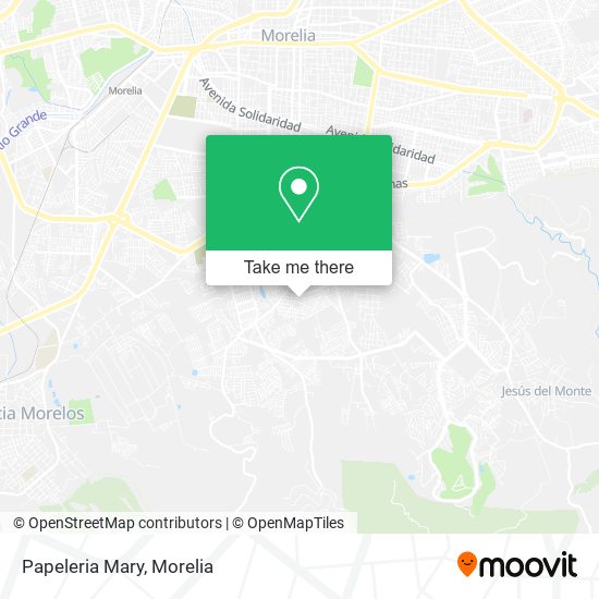 Mapa de Papeleria Mary