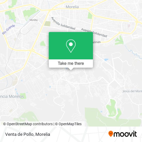 Mapa de Venta de Pollo