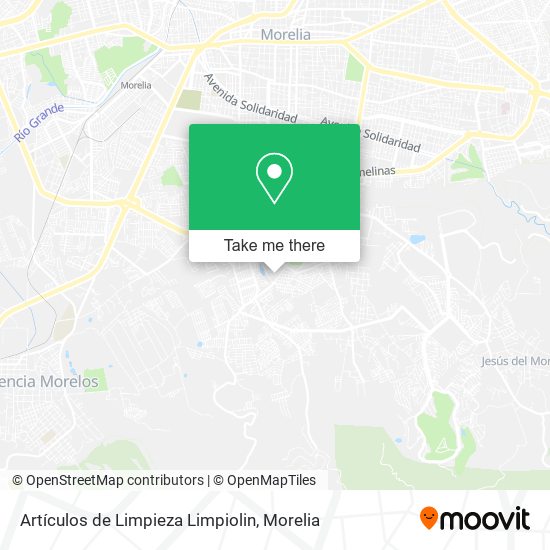 Artículos de Limpieza Limpiolin map