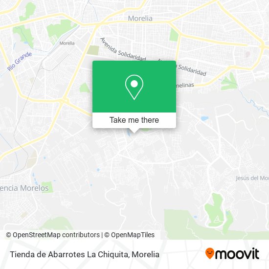 Tienda de Abarrotes La Chiquita map