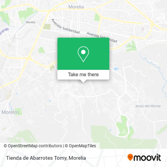 Mapa de Tienda de Abarrotes Tomy