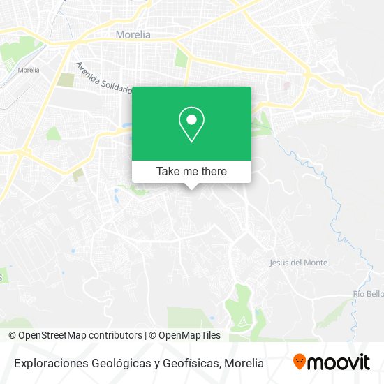 Mapa de Exploraciones Geológicas y Geofísicas
