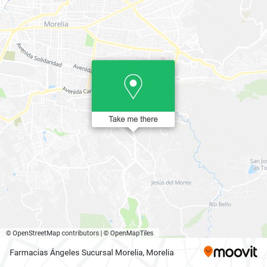 Farmacias Ángeles Sucursal Morelia map