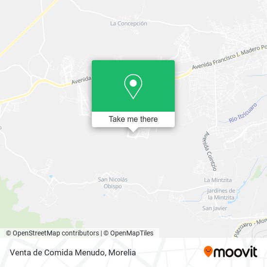 Venta de Comida Menudo map
