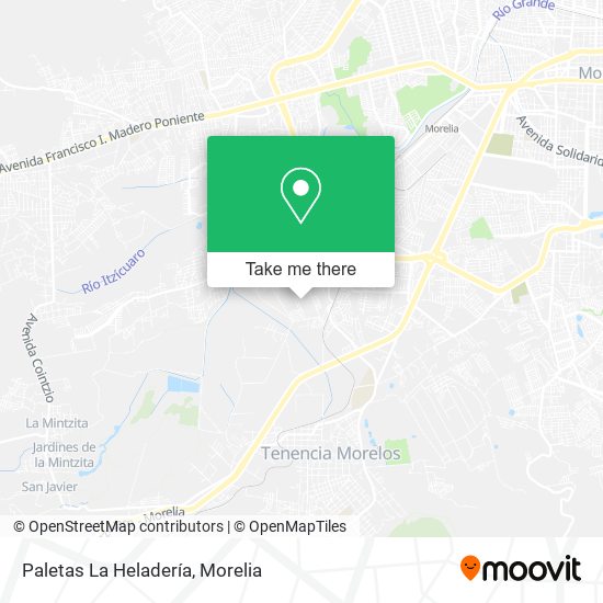 Paletas La Heladería map