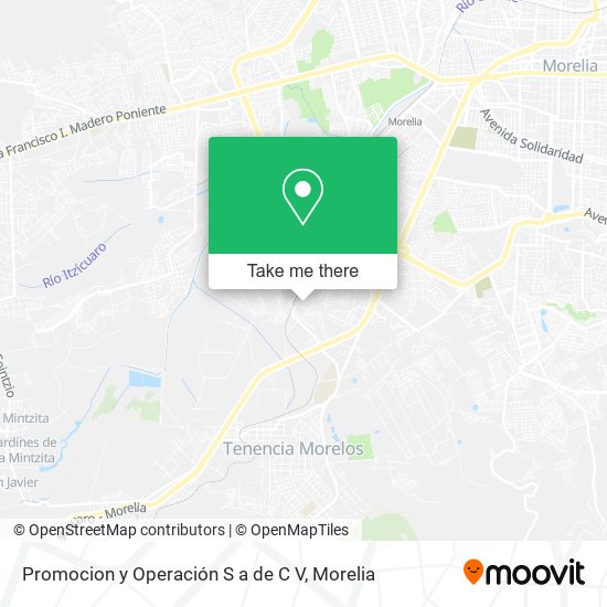Promocion y Operación S a de C V map