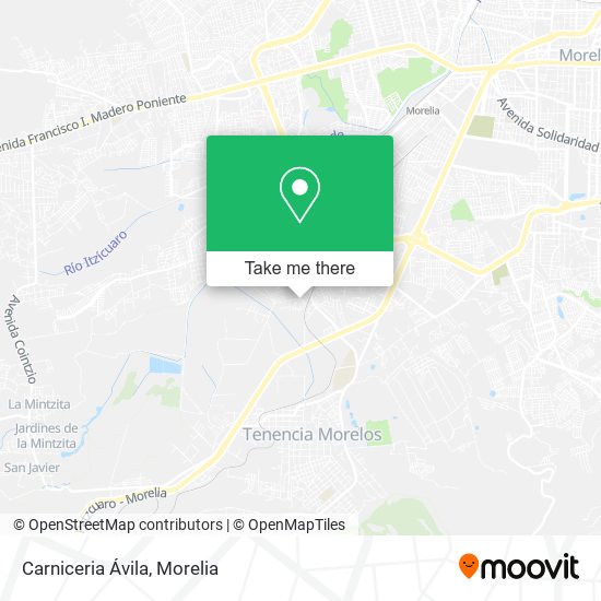 Mapa de Carniceria Ávila