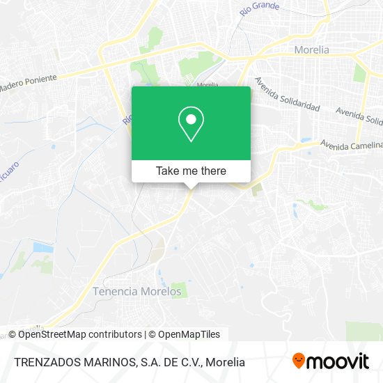TRENZADOS MARINOS, S.A. DE C.V. map