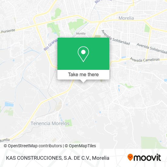 Mapa de KAS CONSTRUCCIONES, S.A. DE C.V.