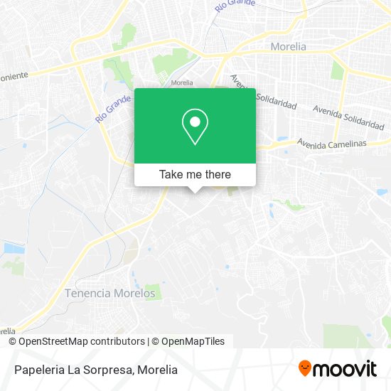 Mapa de Papeleria La Sorpresa