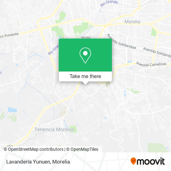 Lavandería Yunuen map