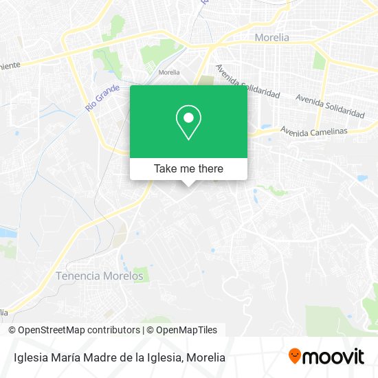 Mapa de Iglesia María Madre de la Iglesia