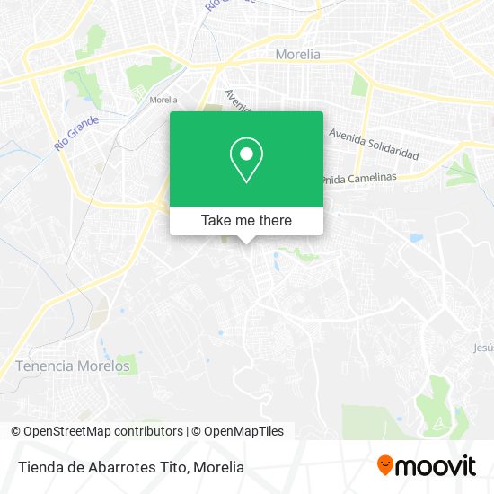 Mapa de Tienda de Abarrotes Tito
