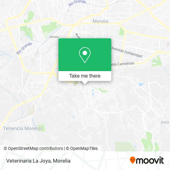 Mapa de Veterinaria La Joya