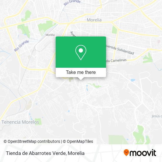 Mapa de Tienda de Abarrotes Verde