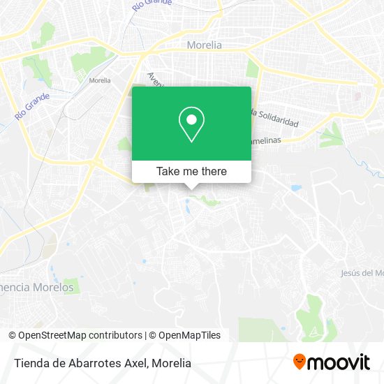 Tienda de Abarrotes Axel map