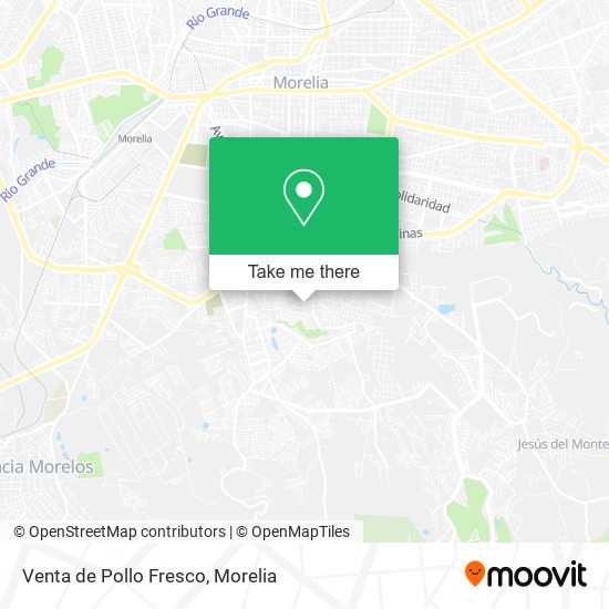 Venta de Pollo Fresco map