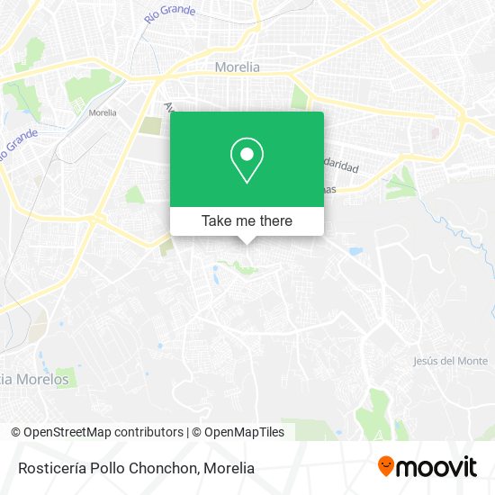 Rosticería Pollo Chonchon map