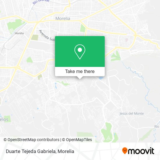 Duarte Tejeda Gabriela map