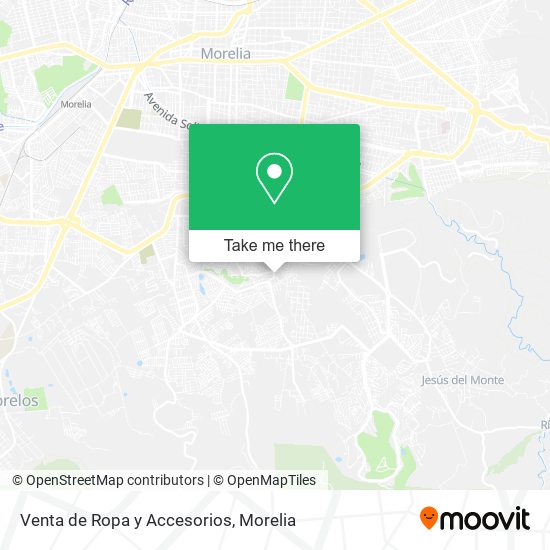 Venta de Ropa y Accesorios map