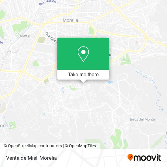 Venta de Miel map