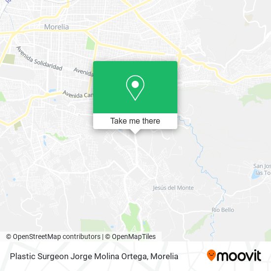 Mapa de Plastic Surgeon Jorge Molina Ortega