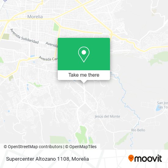 Supercenter Altozano 1108 map