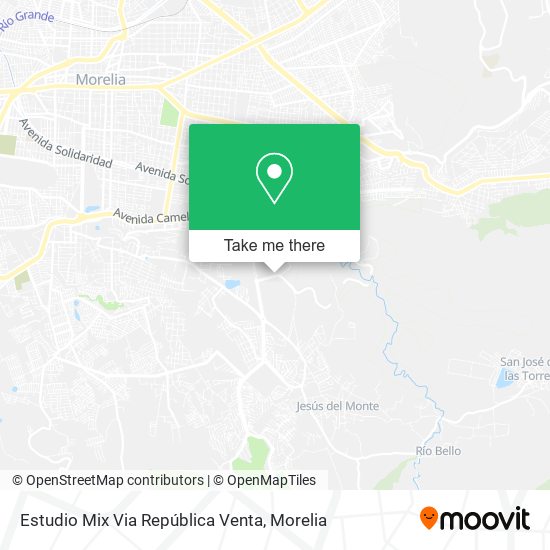 Mapa de Estudio Mix Via República Venta