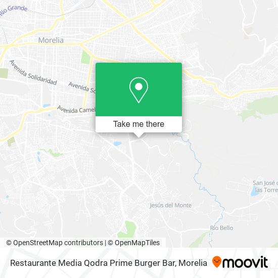 Mapa de Restaurante Media Qodra Prime Burger Bar