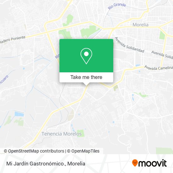 Mi Jardín Gastronómico. map