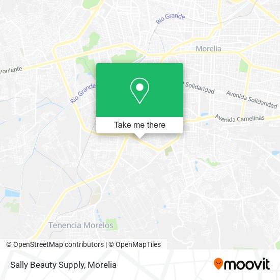 Sally Beauty Supply map