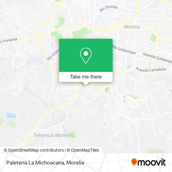 Paletería La Michoacana map