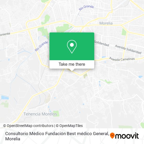 Mapa de Consultorio Médico Fundación Best médico General