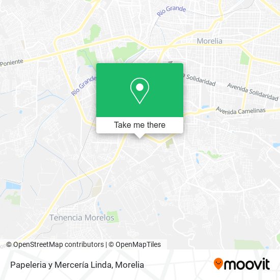 Mapa de Papeleria y Mercería Linda