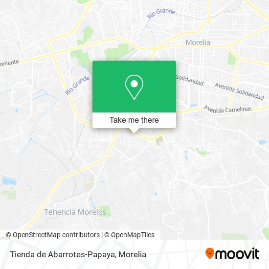 Tienda de Abarrotes-Papaya map