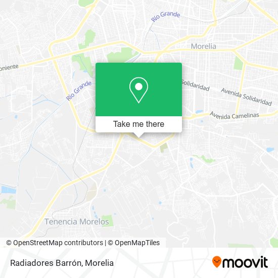 Radiadores Barrón map