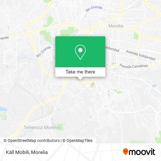 Mapa de Käll Mobili