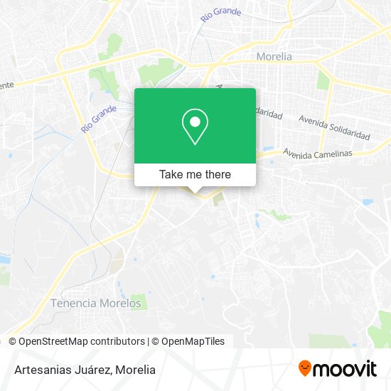 Artesanias Juárez map