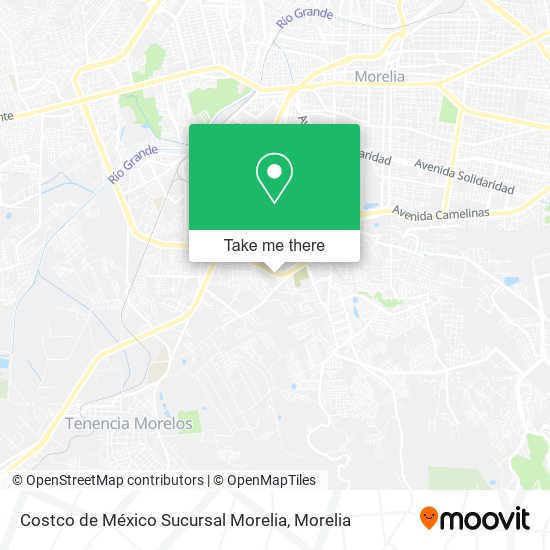 Costco de México Sucursal Morelia map