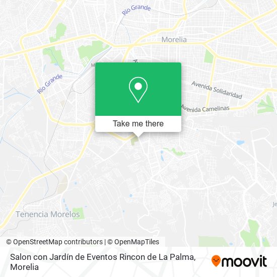 Salon con Jardín de Eventos Rincon de La Palma map